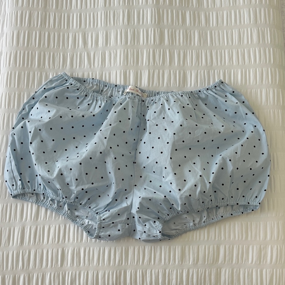 Charlie Beads Light Blue Polka Dot Bloomers
